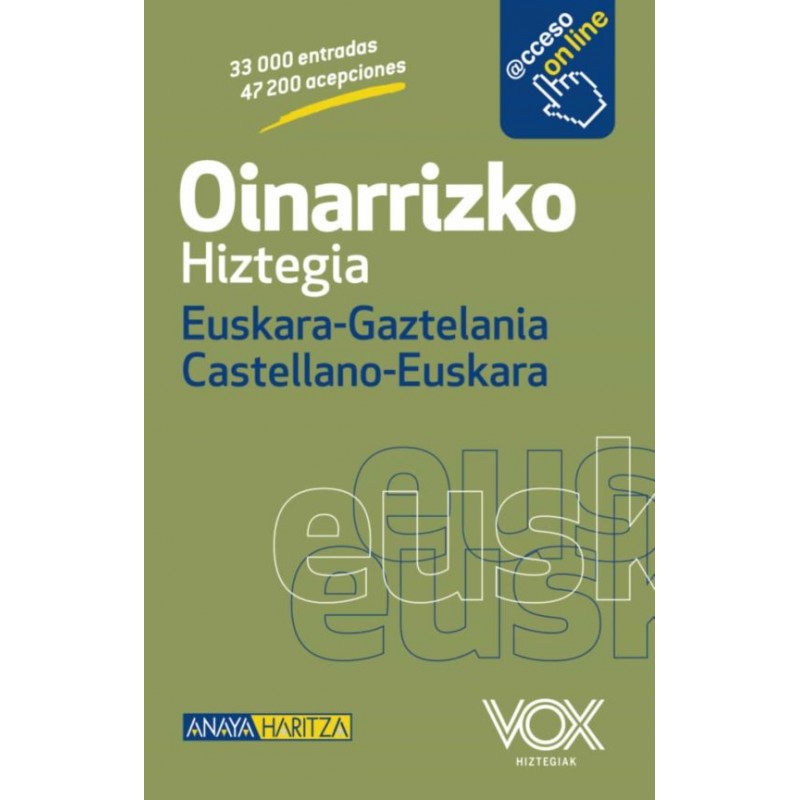 OINARRIZKO HIZTEGIA EUSKERA/CASTELLANO