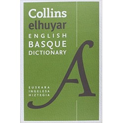 COLLINS ELHUYAR ENGLISH BASQUE DICTIONARY, EUSKARA-INGELESA HIZTEGIA