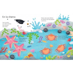 VAMOS A LA PLAYA, LIBROS PIZARRA CON ACTIVIDADES USBORNE