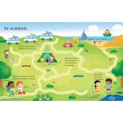 VAMOS A LA PLAYA, LIBROS PIZARRA CON ACTIVIDADES USBORNE