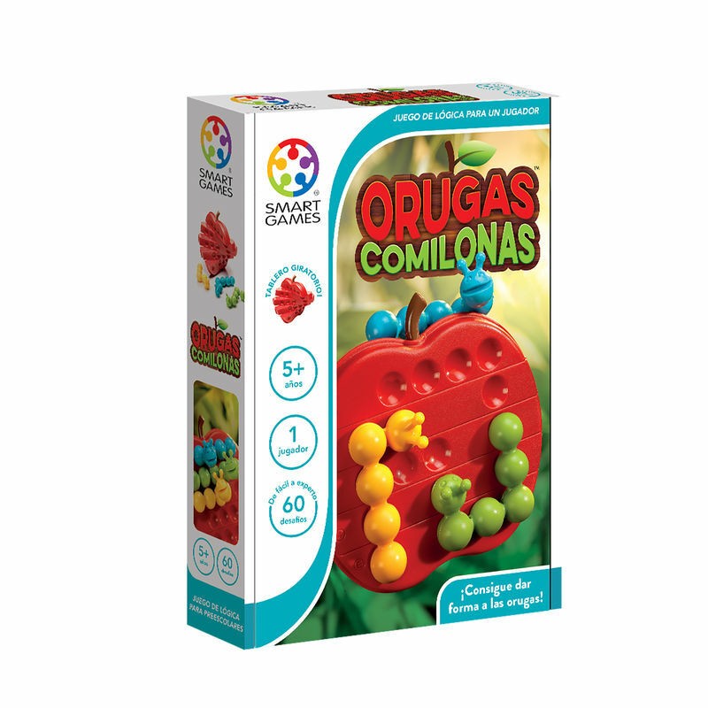 ORUGAS COMILONAS, JUEGO DE LÓGICA PARA UN JUGADOR, SMART GAMES