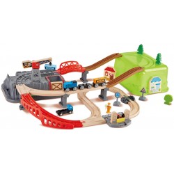 JUEGO DE BLOQUES DE CONSTRUCCIÓN FERROCARRIL HAPE