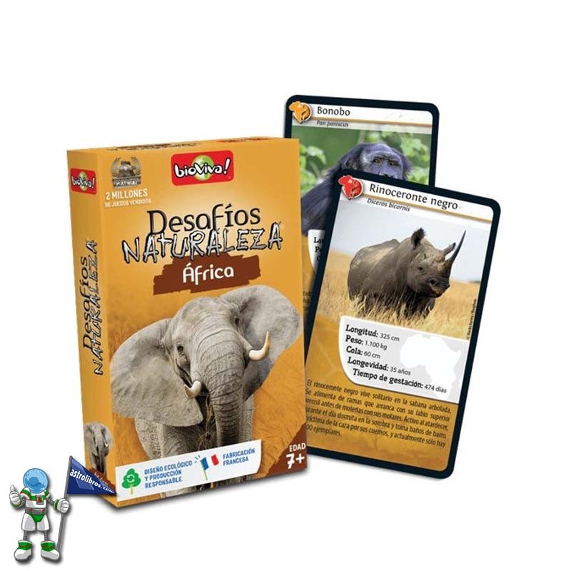 CARTAS BIOVIVA DESAFÍOS NATURALEZA ÁFRICA CARTAS BIOVIVA DESAFÍOS NATURALEZA ÁFRICA