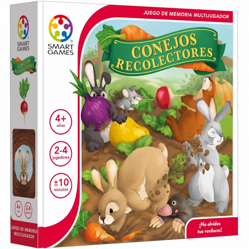 CONEJOS RECOLECTORES, JUEGO DE MEMORIA SMART GAMES