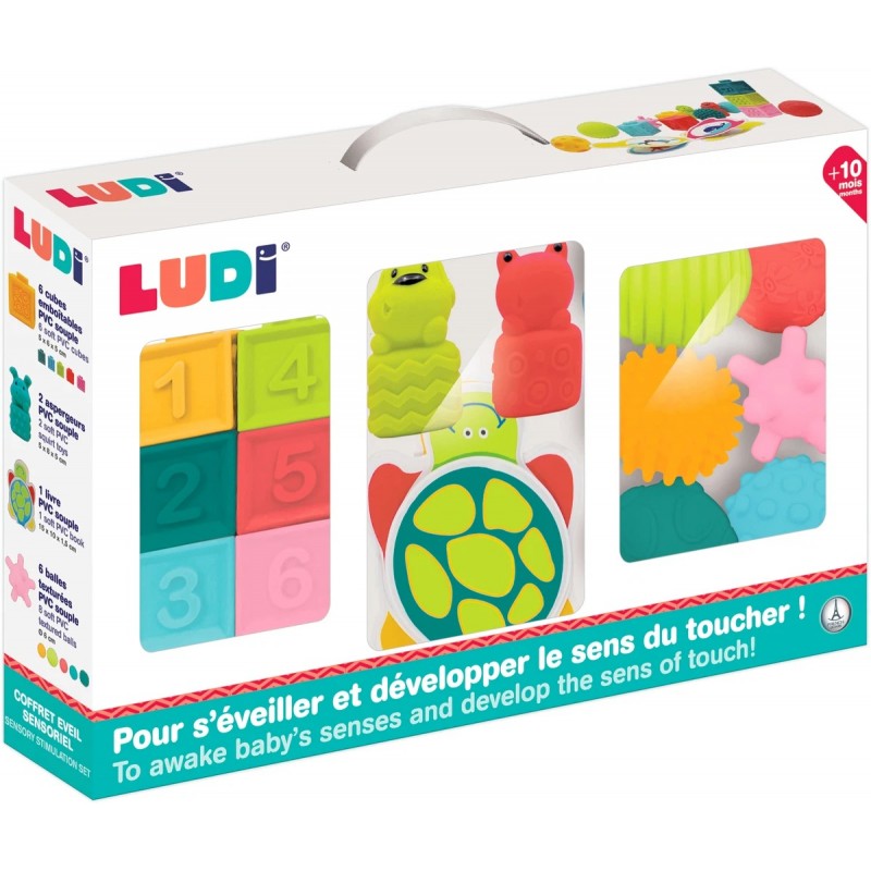 CONJUNTO SENSORIAL 15 PIEZAS LUDI