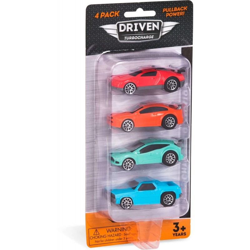 PACK 4 COCHES RETROFRICCIÓN DRIVEN