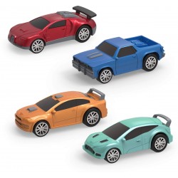 PACK 4 COCHES RETROFRICCIÓN DRIVEN