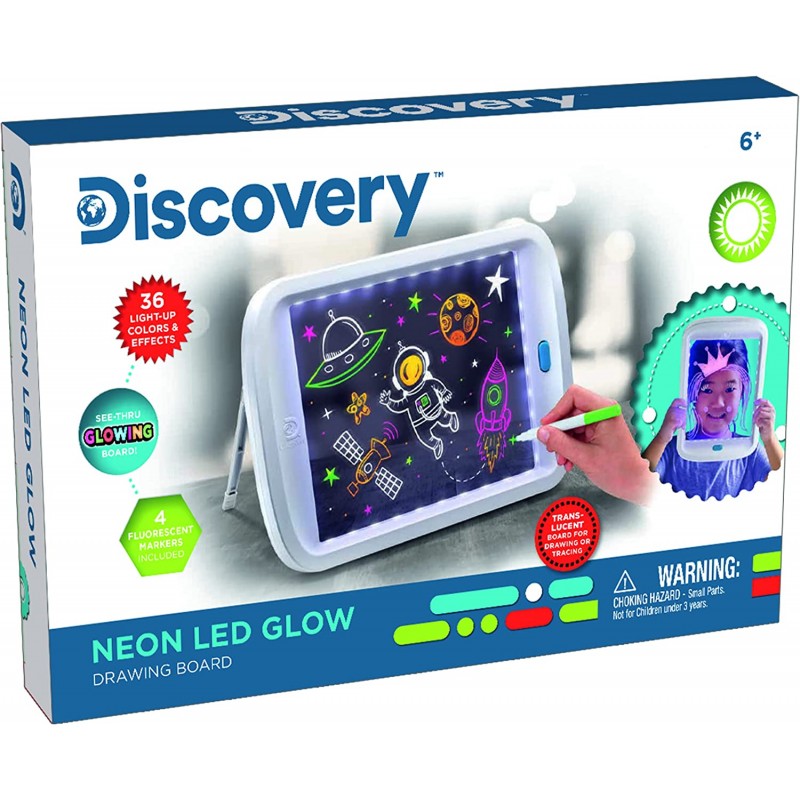 PIZARRA MÁGICA LED, DISCOVERY