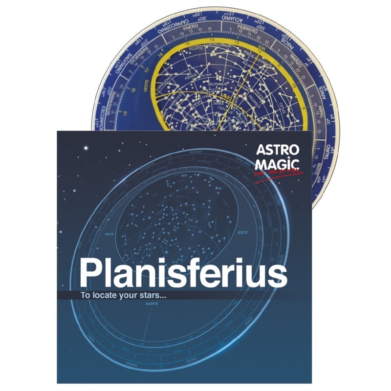 PLANISFERIO PEQUEÑO 14CM , BRILLA EN LA OSCURIDAD