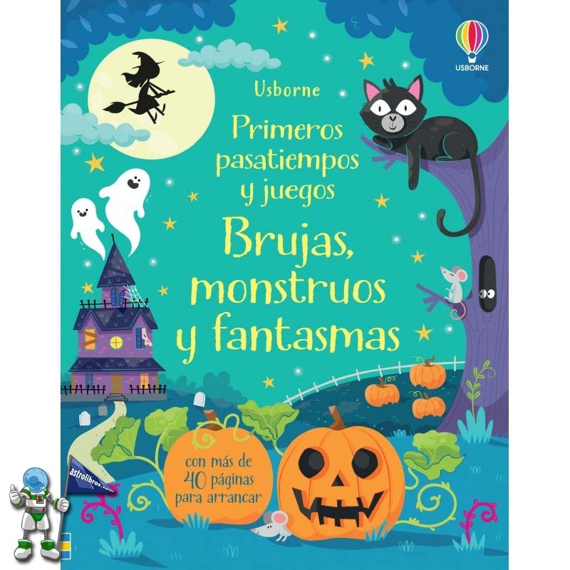 BRUJAS, MONSTRUOS Y FANTASMAS, PRIMEROS PASATIEMPOS Y JUEGOS USBORNE