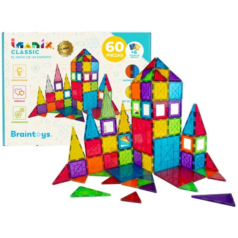 IMANIX 60 PIEZAS JUEGO MAGNÉTICO DE CONSTRUCCIÓN IMANIX 60 PIEZAS JUEGO MAGNÉTICO DE CONSTRUCCIÓN