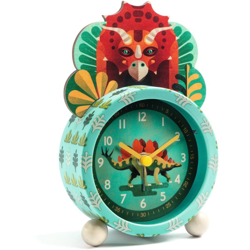 RELOJ DESPERTADOR DINOSAURIO DJECO