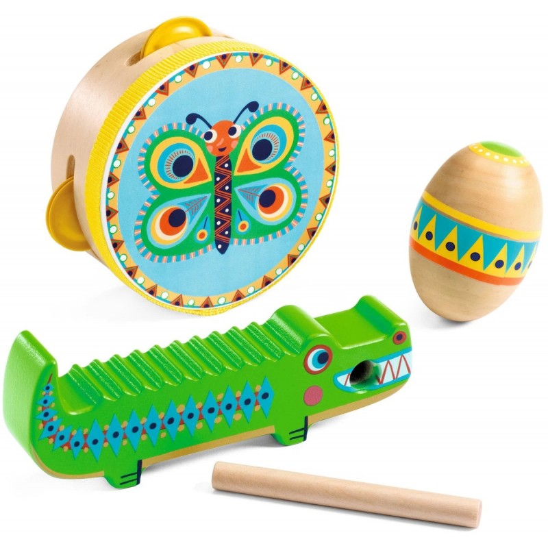 SET DE INSTRUMENTOS ANIMAMBO, JUGUETES MUSICALES PARA NIÑOS DJECO