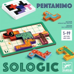 PENTANIMO SOLOGIC, JUEGO DE LÓGICA Y PACIENCIA DJECO