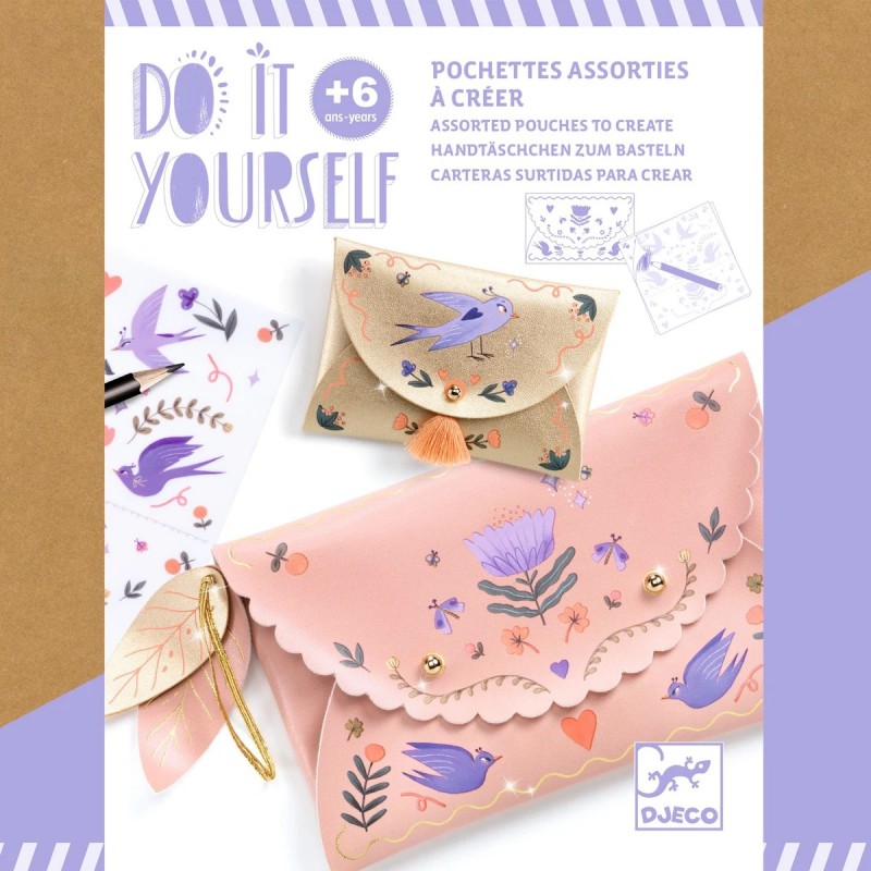 CARTERAS SURTIDAS PARA CREAR, MANUALIDADES DO IT YOURSELF DJECO