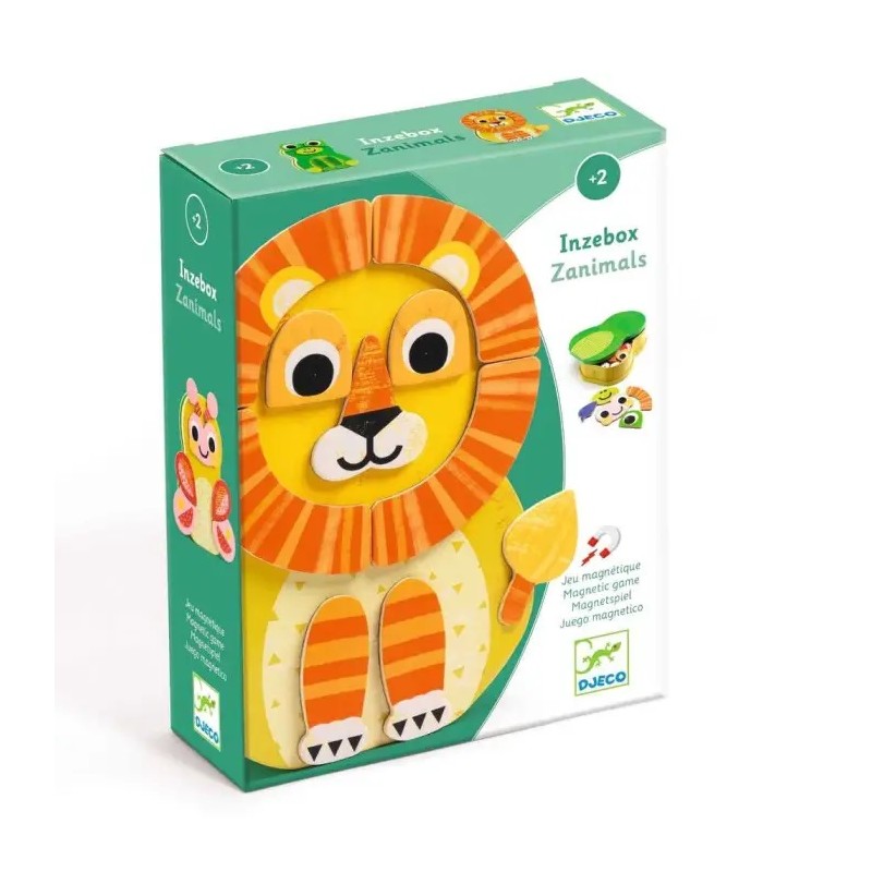 INZEBOX ZANIMALS, JUEGO MAGNÉTICO DJECO