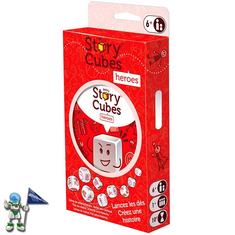 STORY CUBES, DADOS PARA CONTAR HISTORIAS, HÉROES