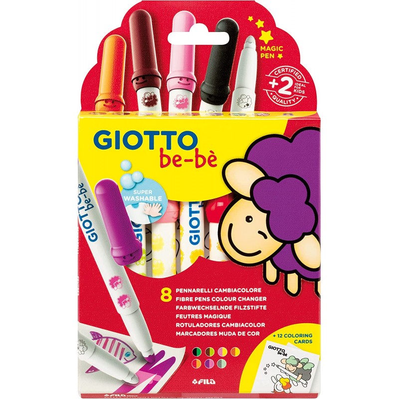 Rotuladores Giotto be-be Estuche 6 unidades