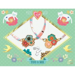 PULSERAS TU Y YO FLORES, MANUALIDADES DJECO