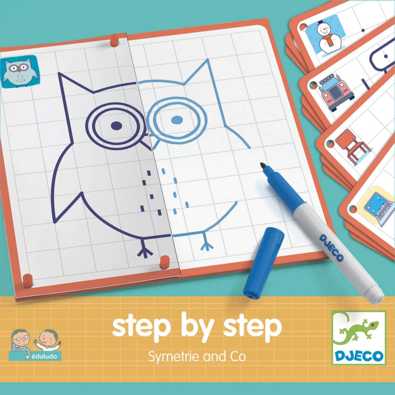 STEP BY STEP ARTHUR AND CO, SIMETRÍA & CO, MANUALIDADES DJECO