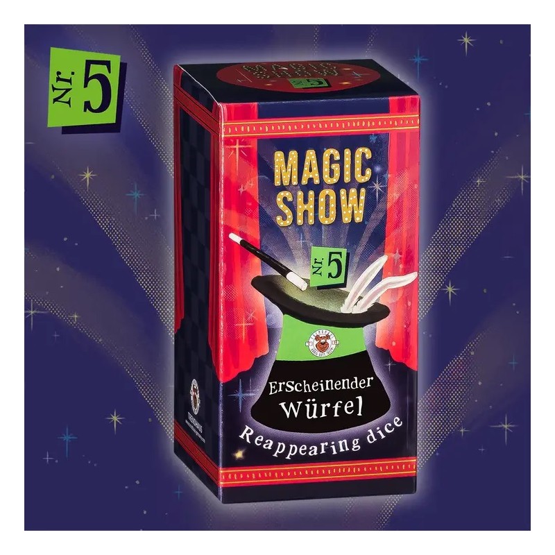 MAGIC SHOW TRUCO DE MAGIA REAPPEARING DICE / DADOS QUE REAPARECEN