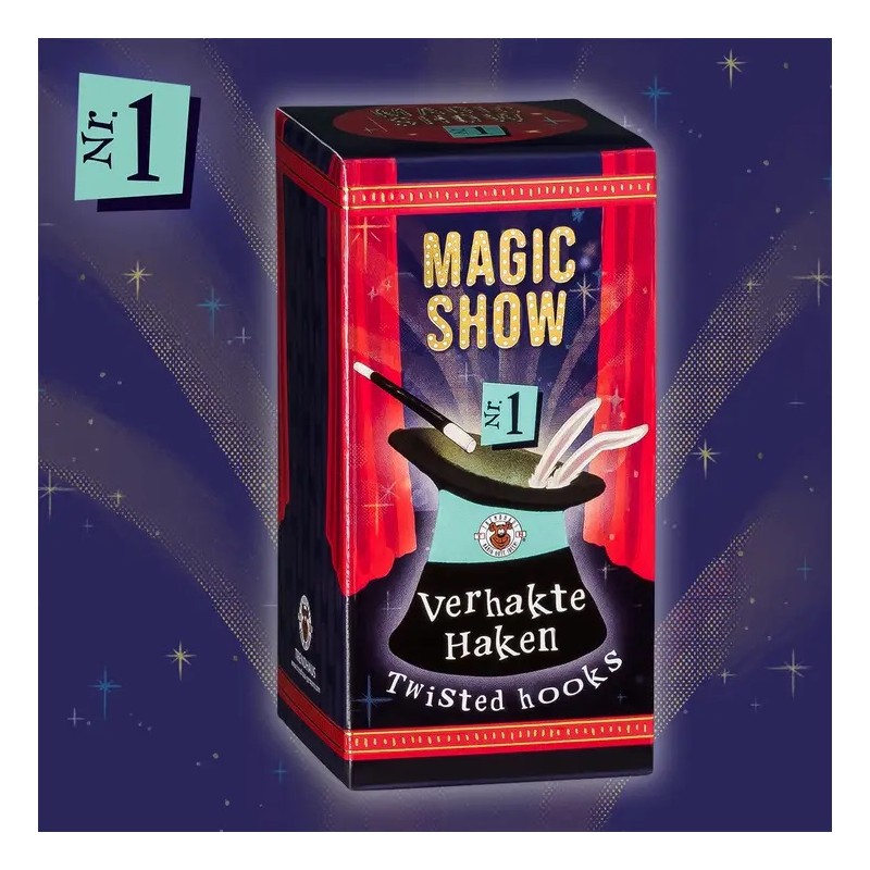 MAGIC SHOW TRUCO DE MAGIA TWISTED HOOKS / GANCHOS UNIDOS