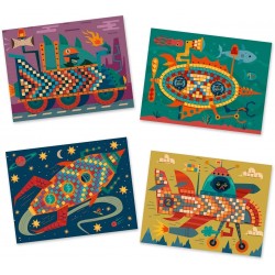 CUADROS DE MOSAICOS ASES DEL VOLANTE, MANUALIDADES DJECO