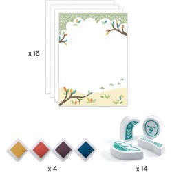 MANUALIDADES DJECO, SELLOS MIX Y MATCH