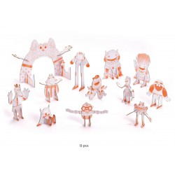 COLOREAR-CONSTRUIR-JUGAR MONSTRUOS, DIY MANUALIDADES DJECO