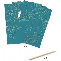 LÁMINAS PARA RASCAR EL ESTANQUE, MANUALIDADES DJECO