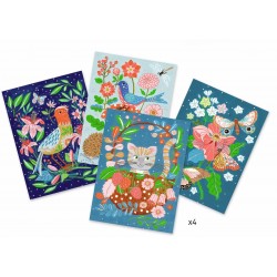 CAJA ROTULADORES PINCEL EN EL JARDÍN, MANUALIDADES DJECO