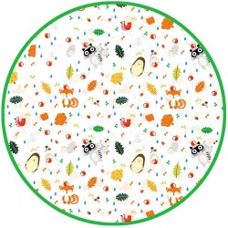 PONCHO DE LLUVIA ANIMALES DEL CAMPO TALLA XS 3-5 AÑOS DJECO