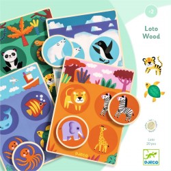 LOTO WOOD, JUEGO EDUCATIVO DJECO