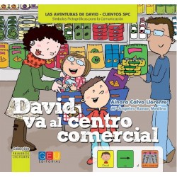 DAVID VA AL CENTRO COMERCIAL , CUENTOS SPC , CUENTO CON PICTOGRAMAS