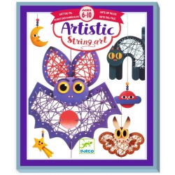 ARTISTIC STRING ART LA NOCHE, MANUALIDADES DJECO