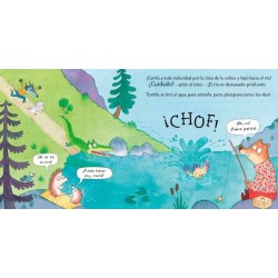 LA PATITA QUE VINO A CENAR, PEQUEÑAS MANITAS LIBRO DE CARTÓN