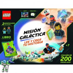 LEGO MISIÓN GALÁCTICA, LIBRO CON MINIFIGURAS Y 200 PIEZAS