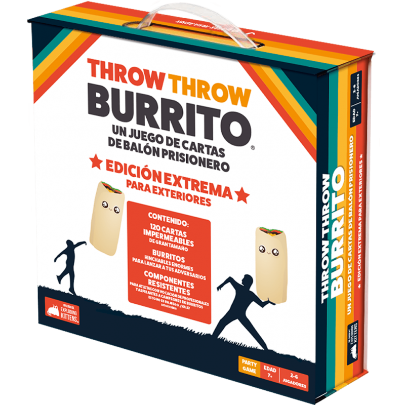 THROW THROW BURRITO JUEGO DE CARTAS, EDICIÓN EXTREMA EXTERIORES
