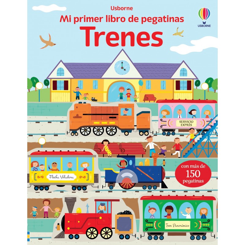 TRENES, MI PRIMER LIBRO DE PEGATINAS USBORNE