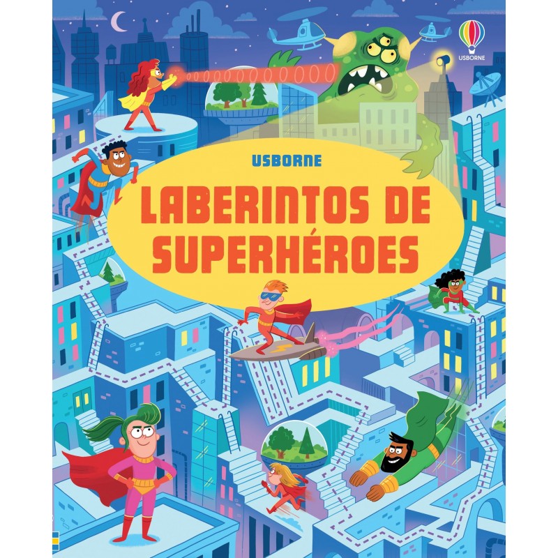 LABERINTOS DE SUPERHÉROES USBORNE