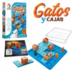 GATOS Y CAJAS, JUEGO DE LÓGICA PARA UN JUGADOR, SMART GAMES