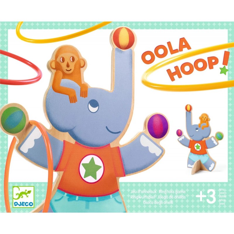 JUEGO DE HABILIDAD OOLA HOOP, JUEGO DE ANILLAS DJECO