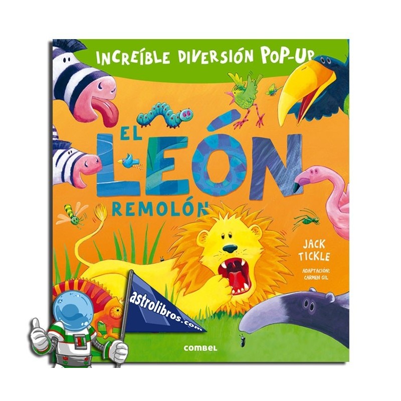 EL LEÓN REMOLÓN , LIBRO POP-UP