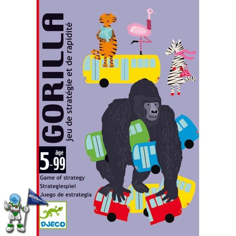 CARTAS GORILLA, JUEGOS DE CARTAS DJECO