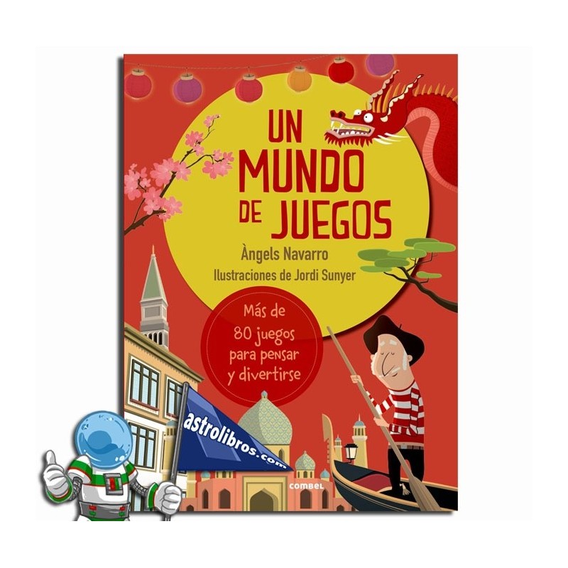 UN MUNDO DE JUEGOS , LIBRO CON PASATIEMPOS JUVENILES