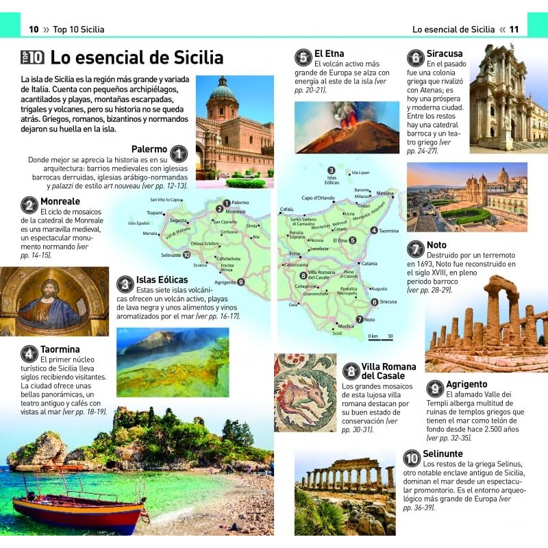 GUÍA TOP 10 SICILIA 2022 (GUÍAS VISUALES TOP 10)
