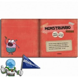 Monstruario | Libro con pasatiempos infantiles