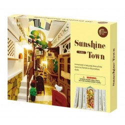 PUZZLE 3D SUJETALIBROS LIBRERÍA SUNSHINE TOWN