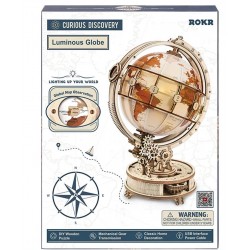 PUZZLE 3D GLOBO TERRÁQUEO LUMINOSO ROBOTIME ROKR