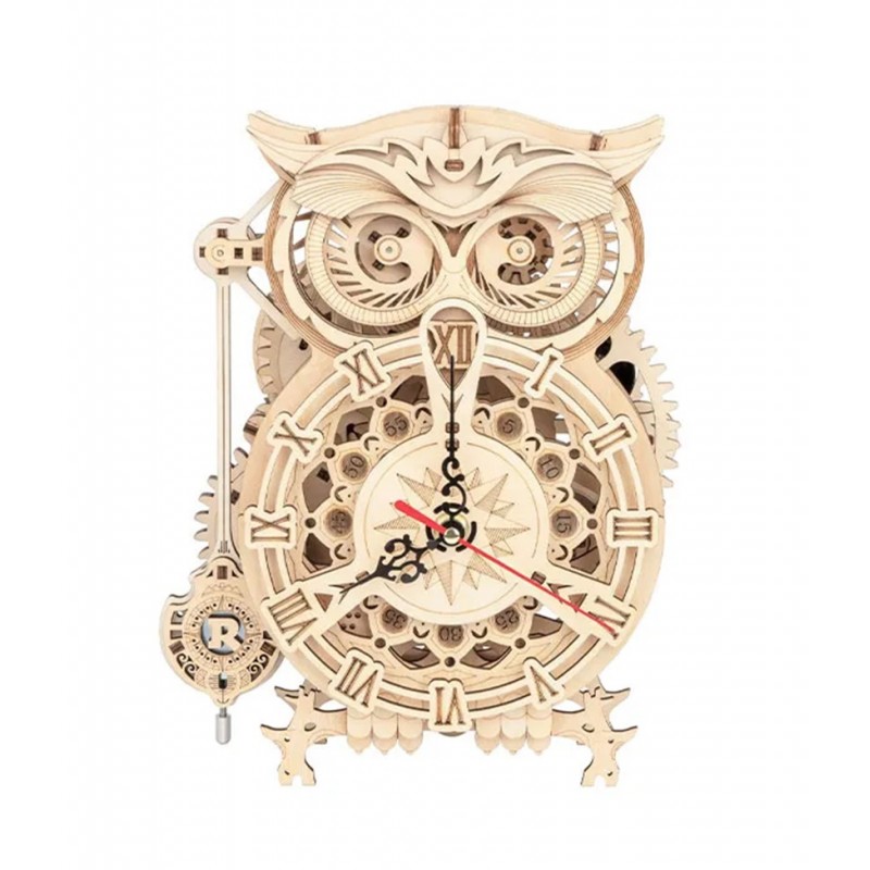 PUZZLE 3D RELOJ BÚHO ROBOTIME ROKR